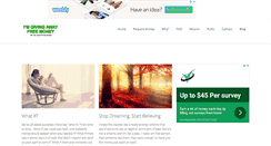 Desktop Screenshot of givingawayfreemoney.com