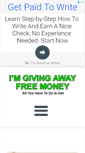 Mobile Screenshot of givingawayfreemoney.com